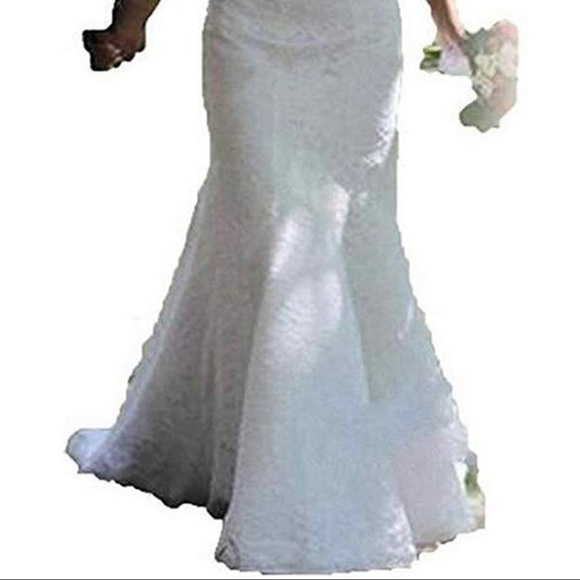 Ivory wedding Bridal Gown size 14 - Picture 6 of 6